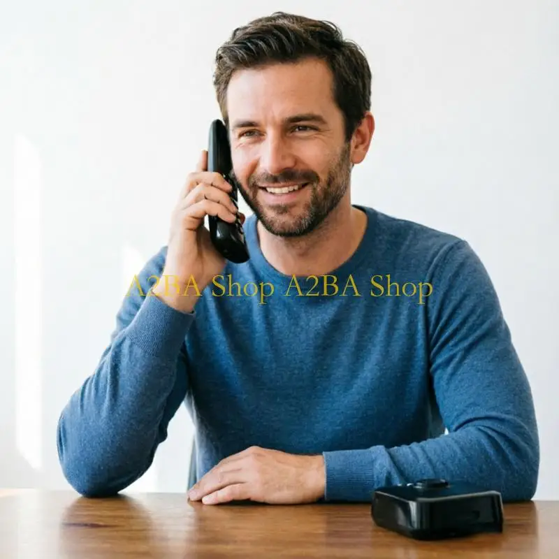 A2BA High Quality Cordless Telephone Base Unit Compatible 4 Receivers In European Market