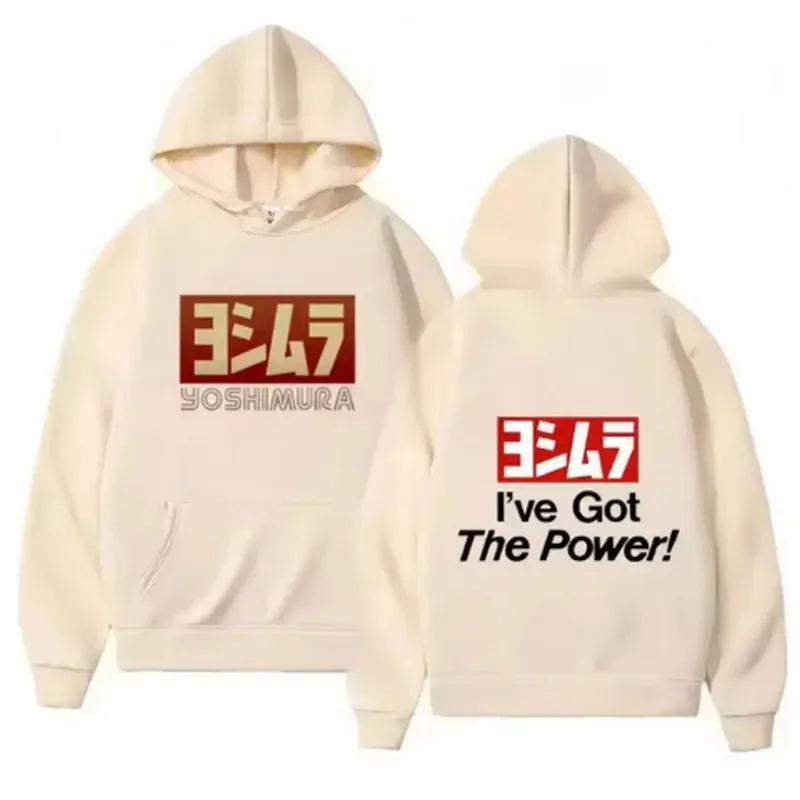 Yoshimura Grafica classica da motociclista giapponese per uomo Felpe con cappuccio Moda Hip Hop Pullover casual Felpa con cappuccio autunno inverno streetwear