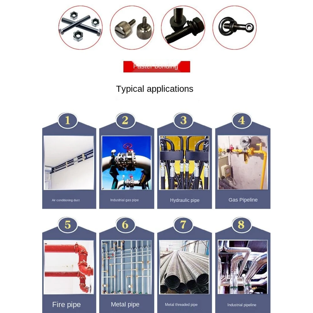 High Quality Brand New Threadlocker 242 Workshop Equipment Hand Tools 242 Fluorescent Medium Strength Threadlocker