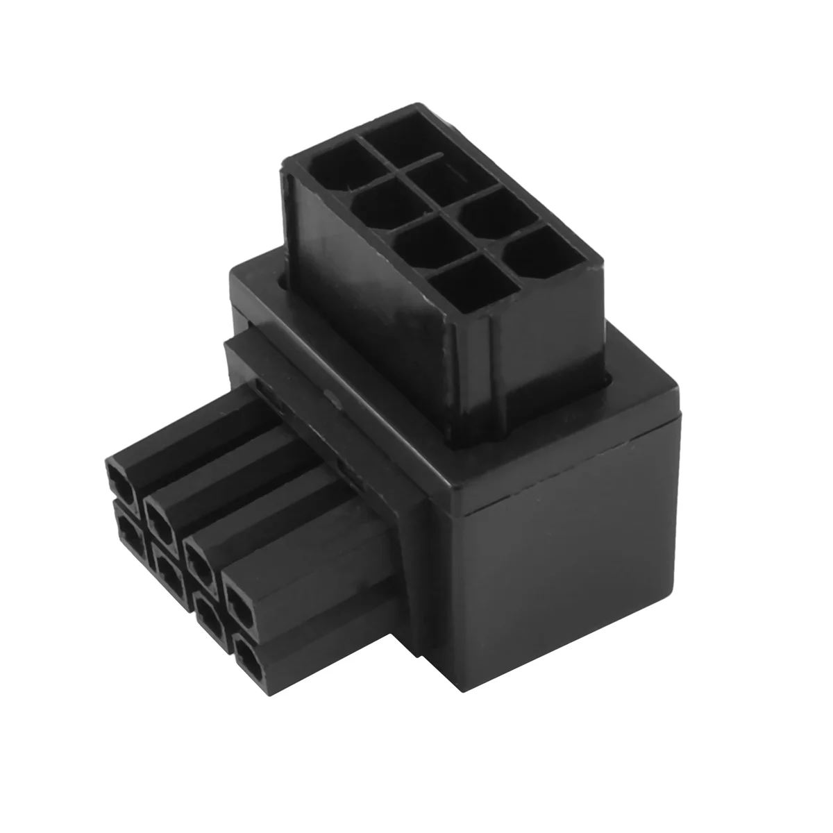 

ATX 8Pin Female 90 Degree Angled to 8 Pin Male Power Adapter GPU Power Steering Connector for Graphics Video Card GPU