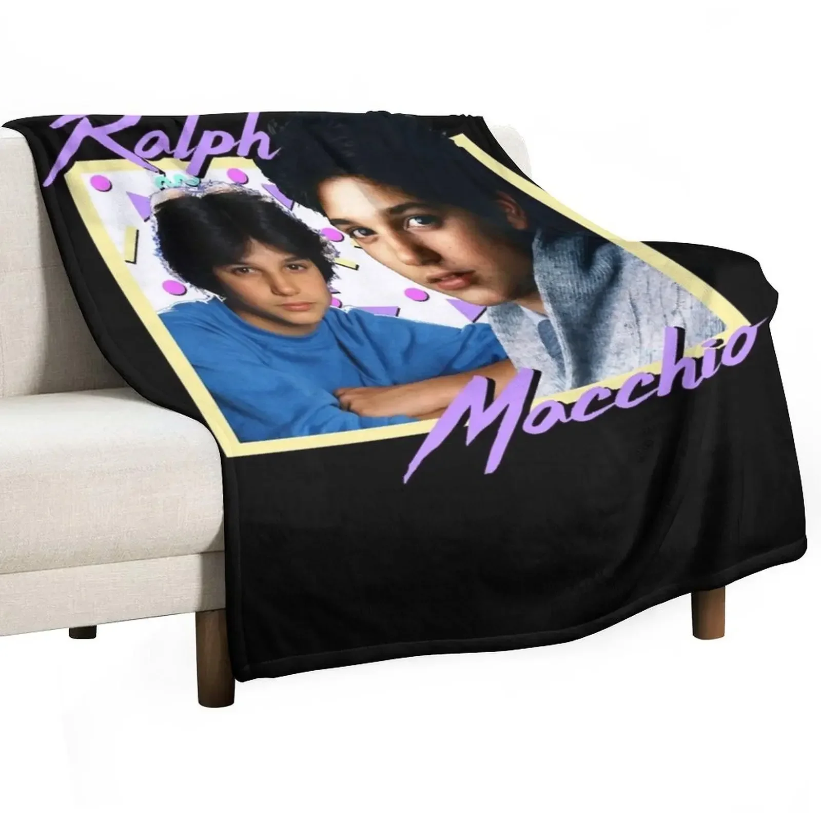 80s Ralph Macchio Essential T-Shirt Throw Blanket Bed Fashionable Summer Beddings Decoratives Blankets