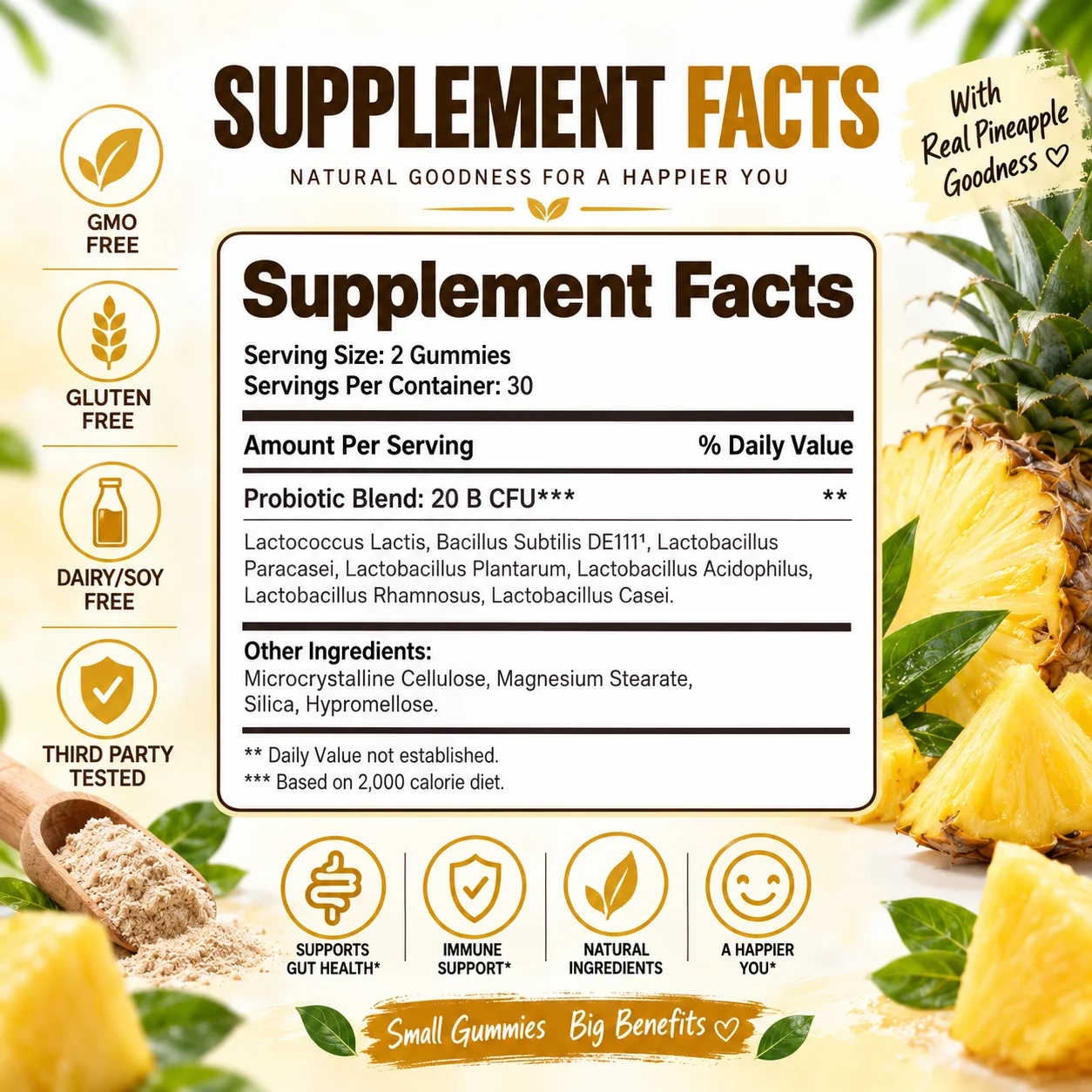 Probiotic+Prebiotic Gummies - Regular Bowel Movements, Promotes  Gut and Digestive Health,Metabolism,Enhance Vitality & Immunity