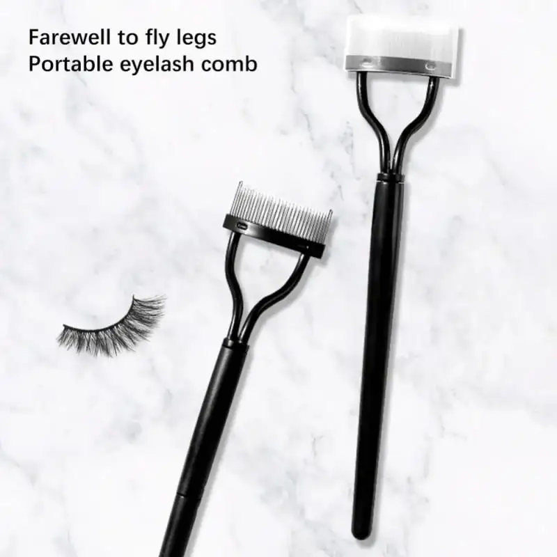 Wimpern Curler Schönheit Make-Up Lash Separator Faltbare Metall Wimpern Pinsel Kamm Mascara Curl Schönheit Make-Up Kosmetische Werkzeug