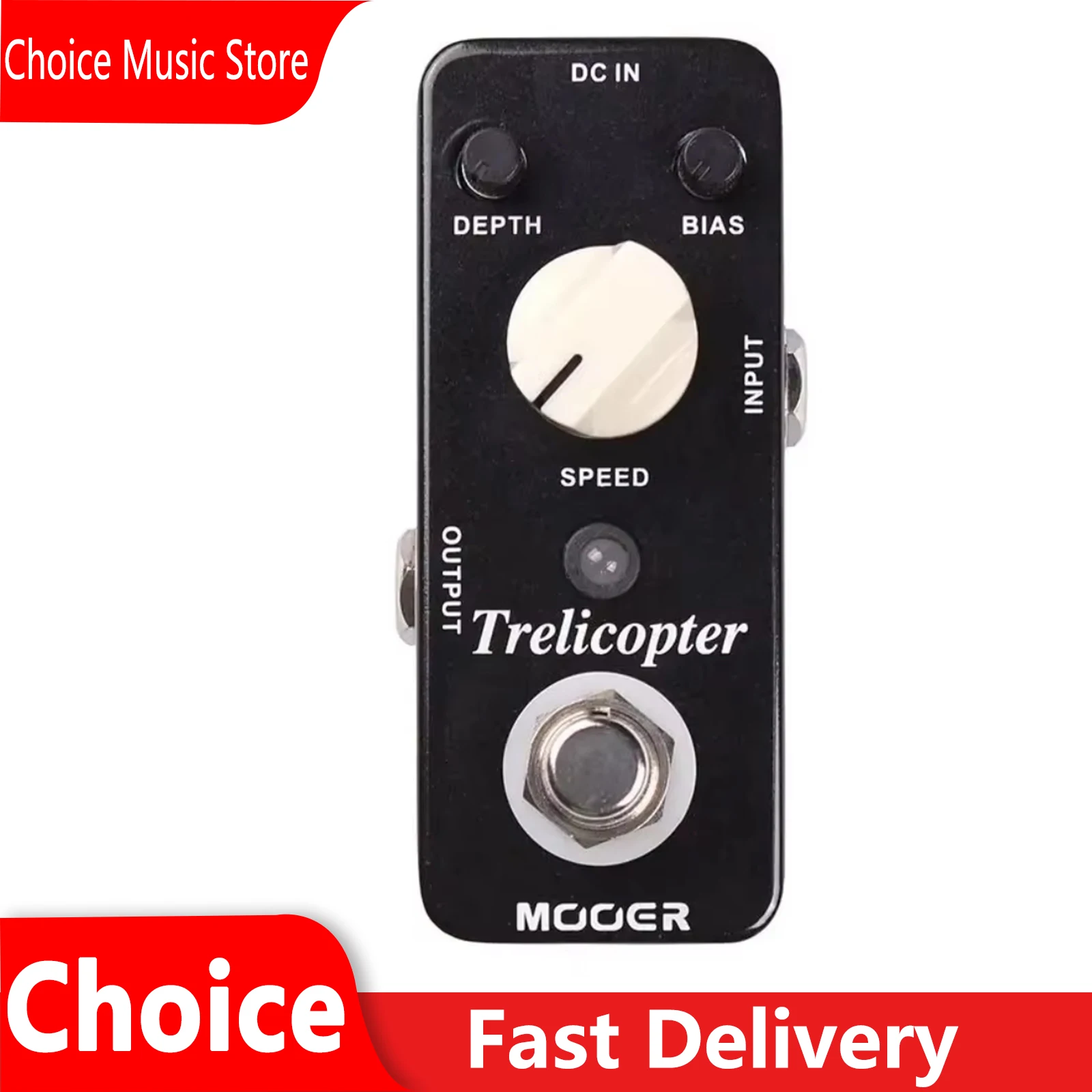 

MOOER Trelicopter педаль эффектов для гитары классическая тремоло оптическая педаль тремоло электрогитара синтезатор эффектор True Bypass