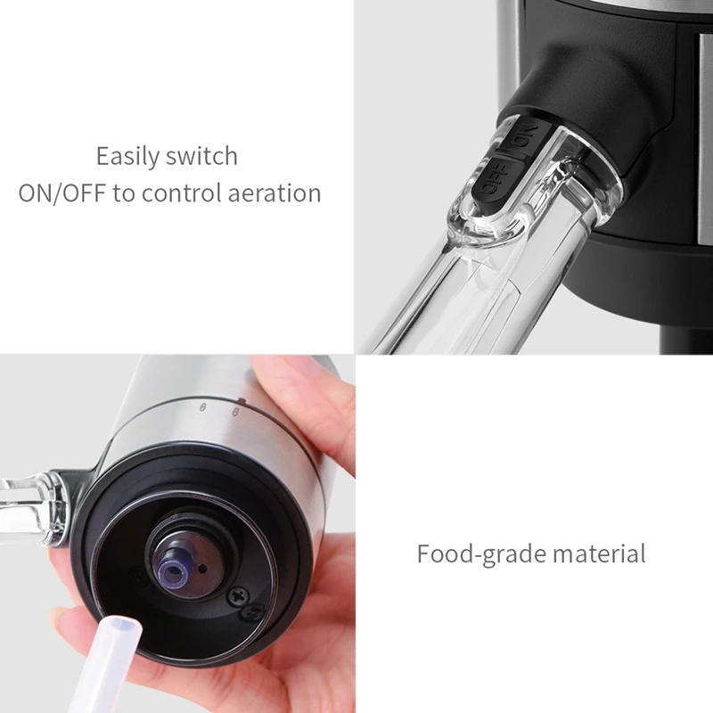 Electric Wine Aerator Dispenser Bar Accessories One-Touch Automatic Aerator Pourer Wine Aerator For Party