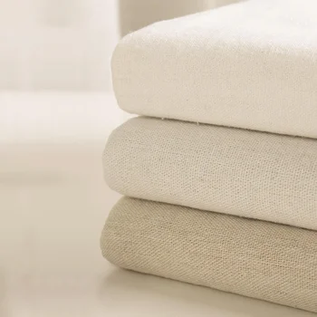 100x150cm tekstylna bawełniana tkanina lniana na odzież stół Sofa zasłony dekoracje DIY materiał do szycia haft praktyka tkanina