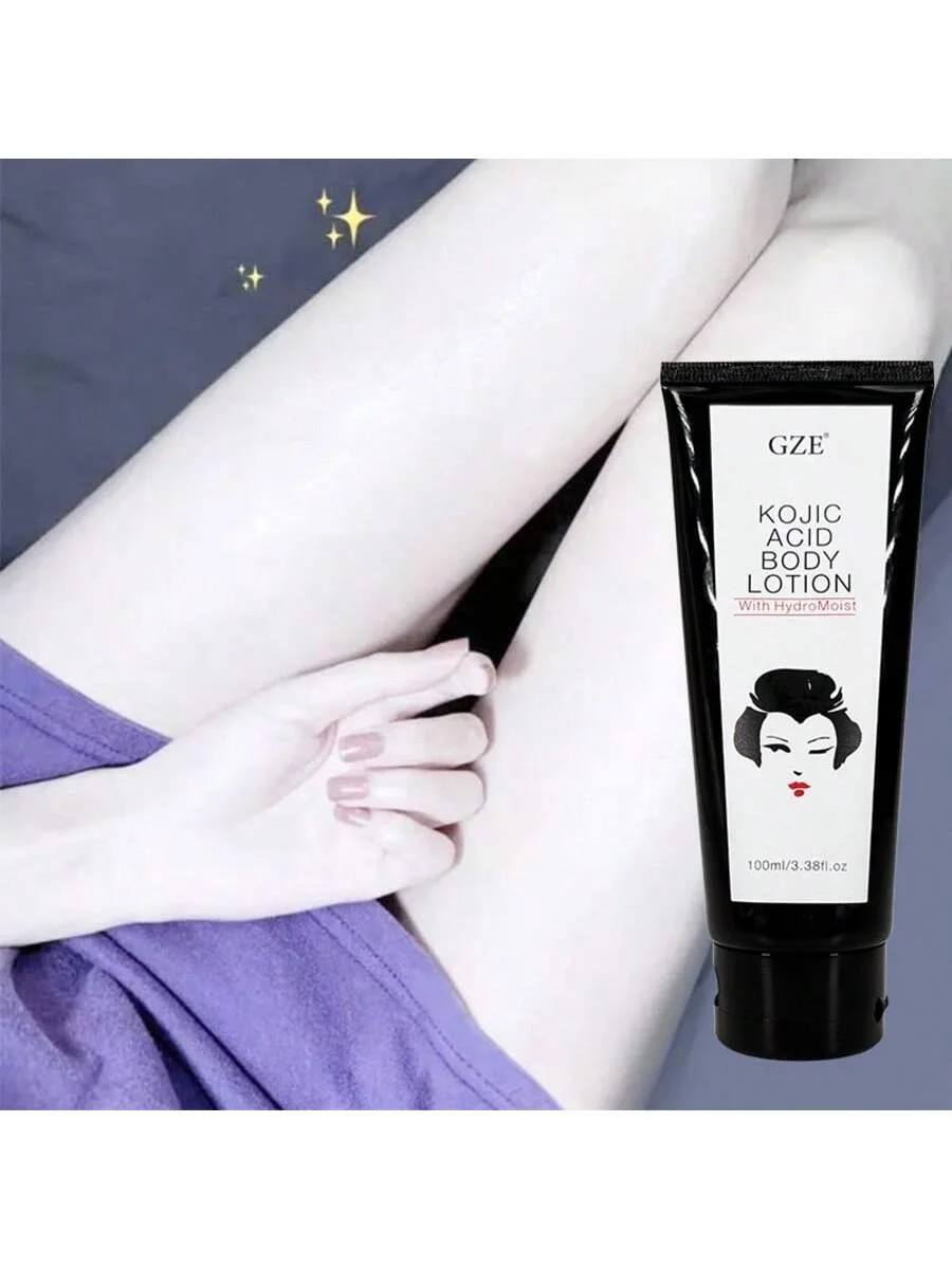 لوشن الجسم بحمض الكوجيك GZE مع حمض الكوجيك والنياسيناميد كريم ترطيب الوجه والجسم مناسب لجميع أنواع البشرة