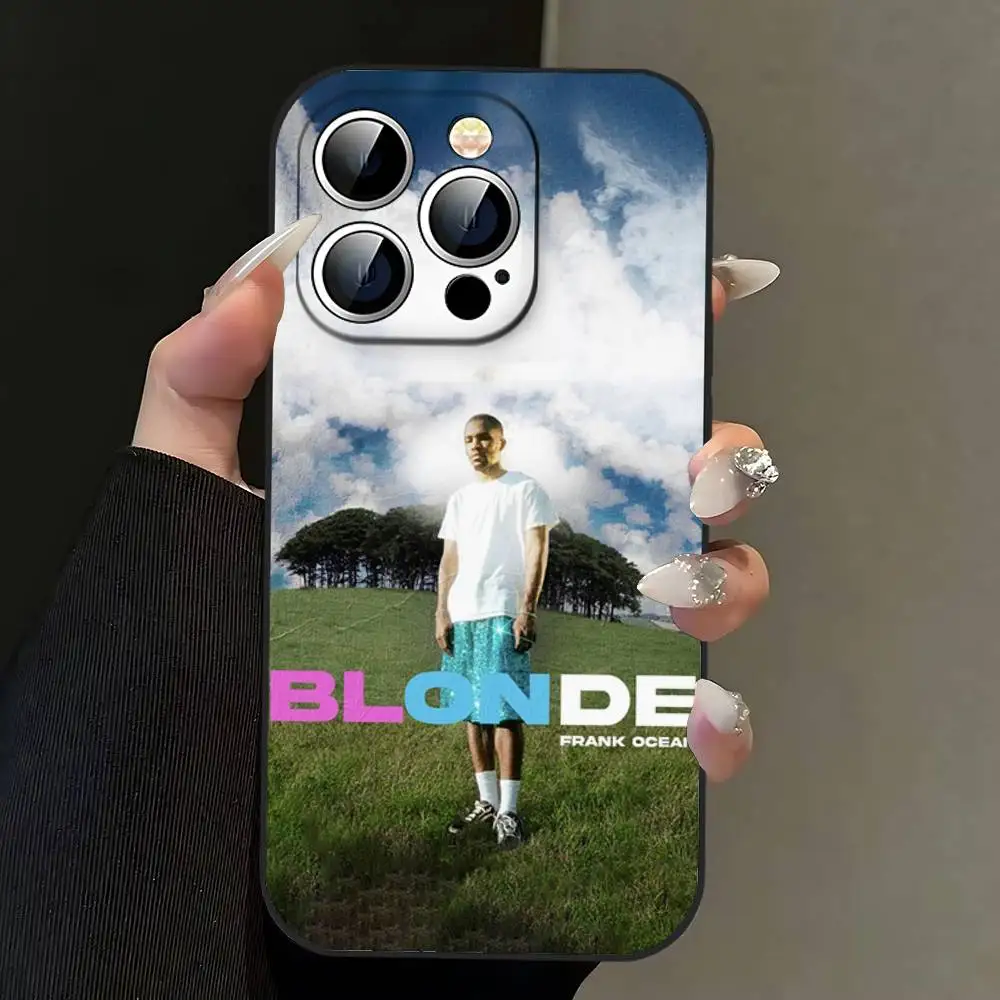 حافظة هاتف F-Frank Singer Ocean Blonde حافظة هاتف ناعمة من مادة البولي يوريثان الحراري صديقة للبشرة لهاتف آيفون 17/16/15/14/13/12/11 PRO، MAX، PLUS، Mini #3