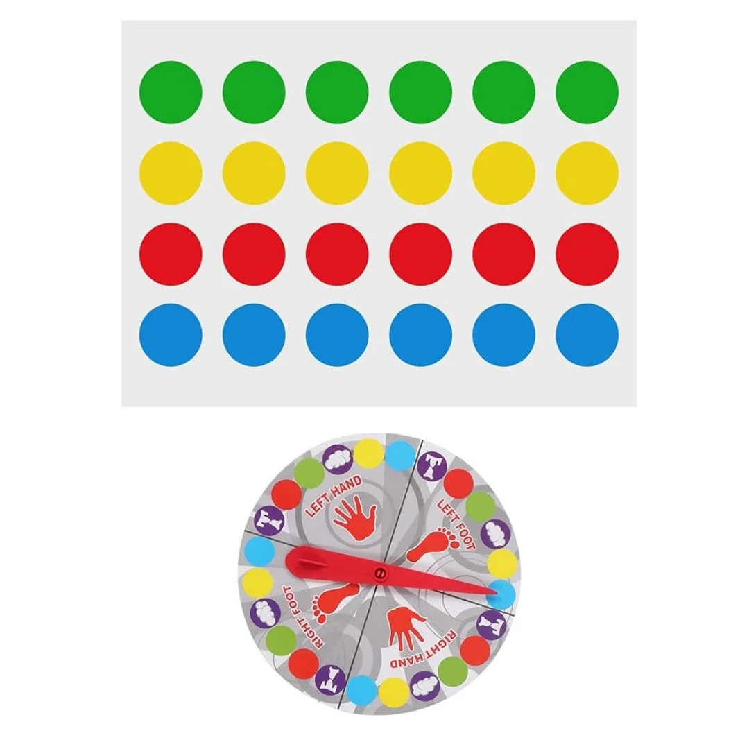 

Twister Game Mat, Party Game, Interactive Game, Interactive Board Game Suitable for Parties and Family Parties, Game Gifts