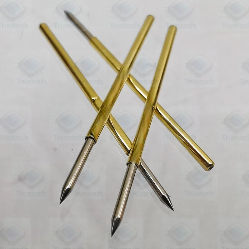 Original P100-B1 spring probe 100MIL pointed test pin 1.7mm pointed pin 1.36*33.4 fixture pin