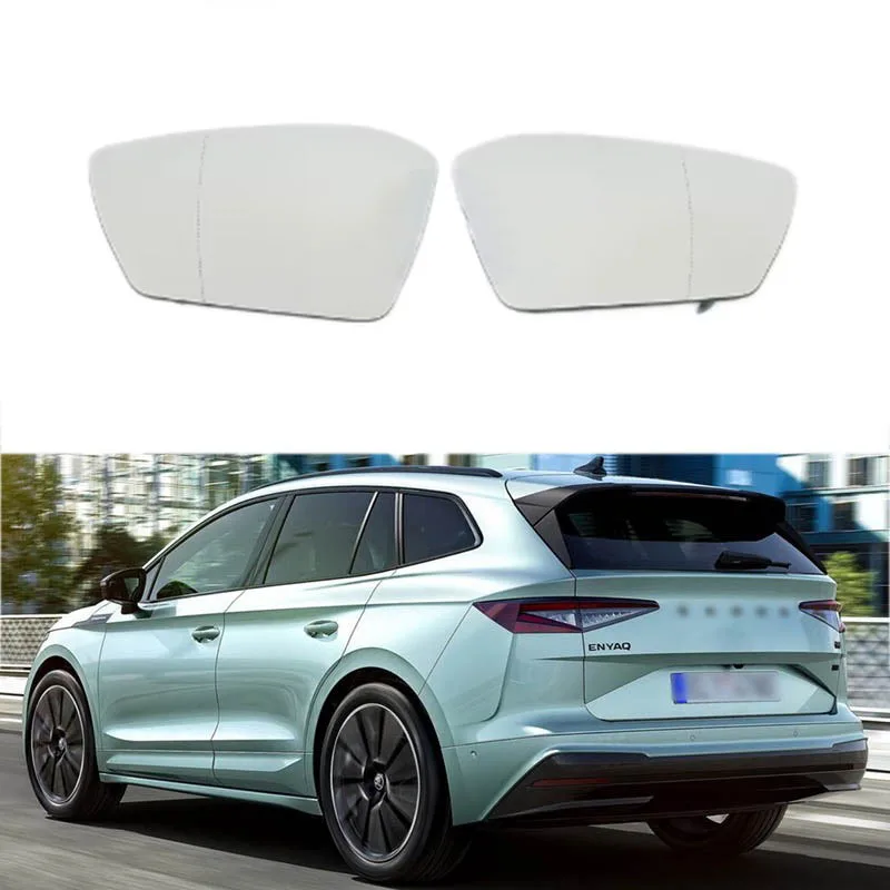 

For 2020+Skoda Enyaq reversing lens heating rearview lens,Rear view lens replacement