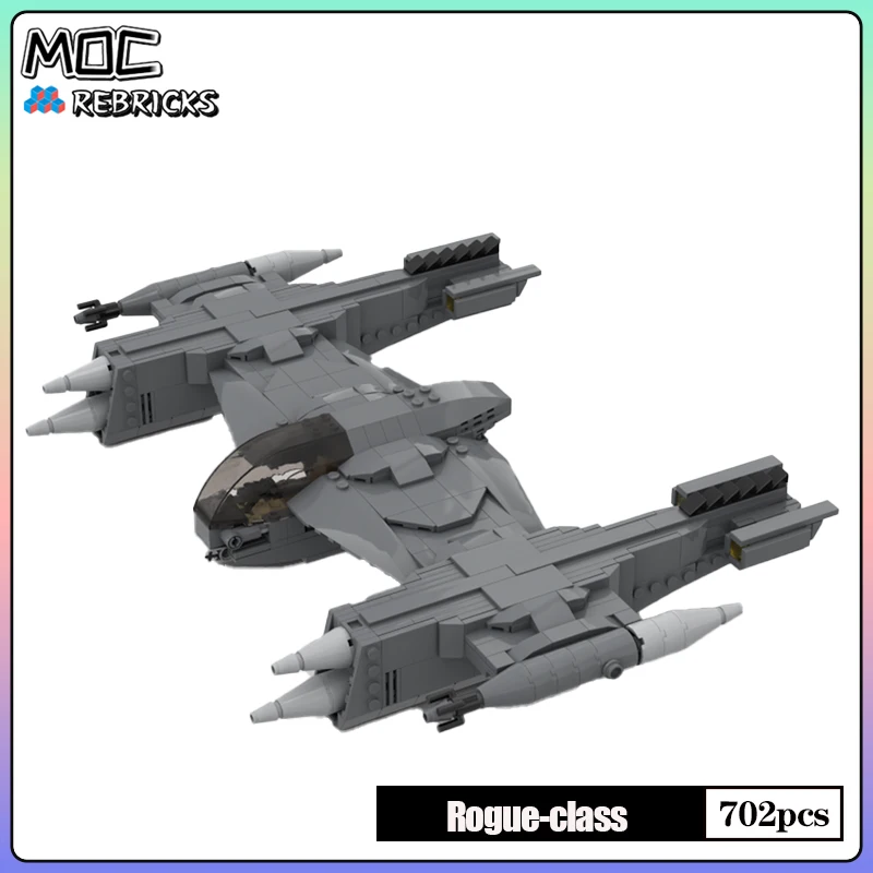 Space War Movie Series MOC Bricks Rogue-class Starfighter Building Block Set Collection DIY Child Toys Christmas Gifts