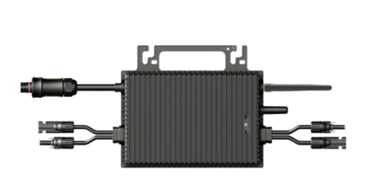 1400W All Aluminum Alloy IP67 Waterproof Micro Inverter 50/60Hz  Use Mobile App Control With Fixed Screws