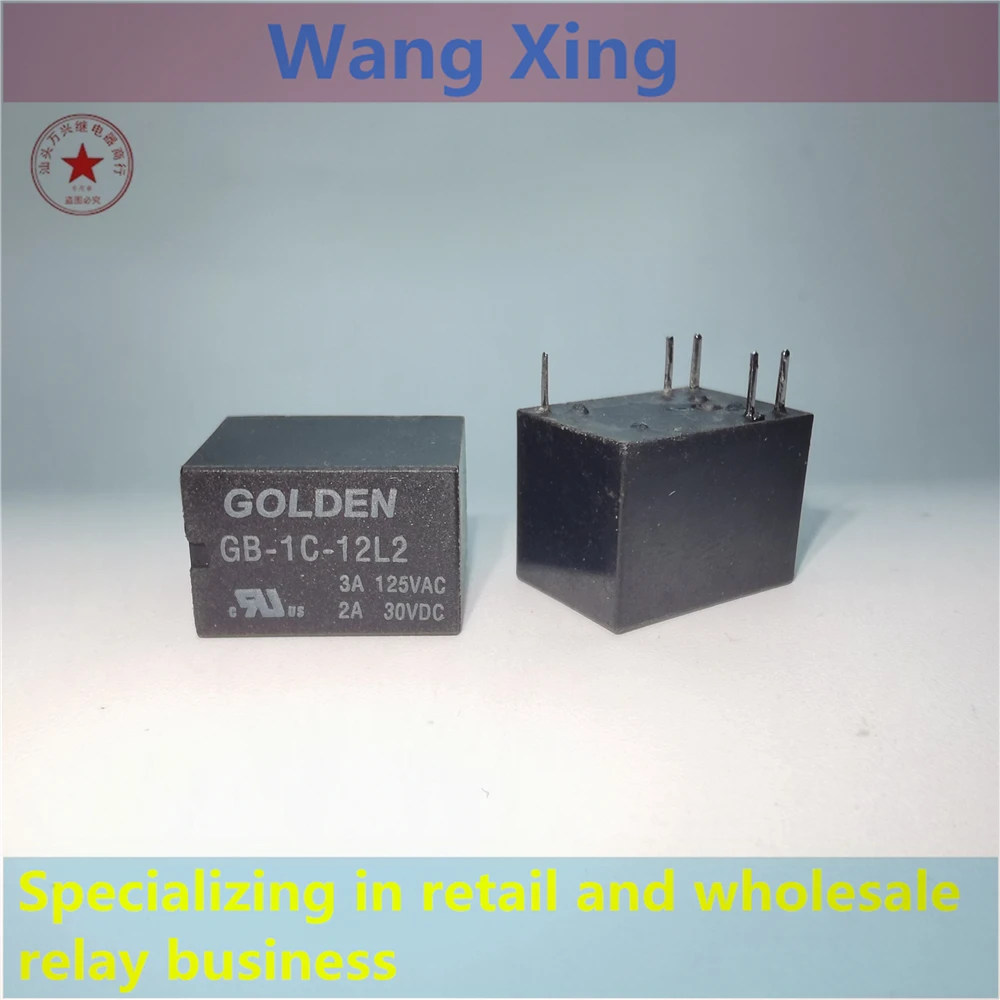 

GB-1C-12L2 GB-1C-24L2 Electromagnetic Power Relay 5 Pins