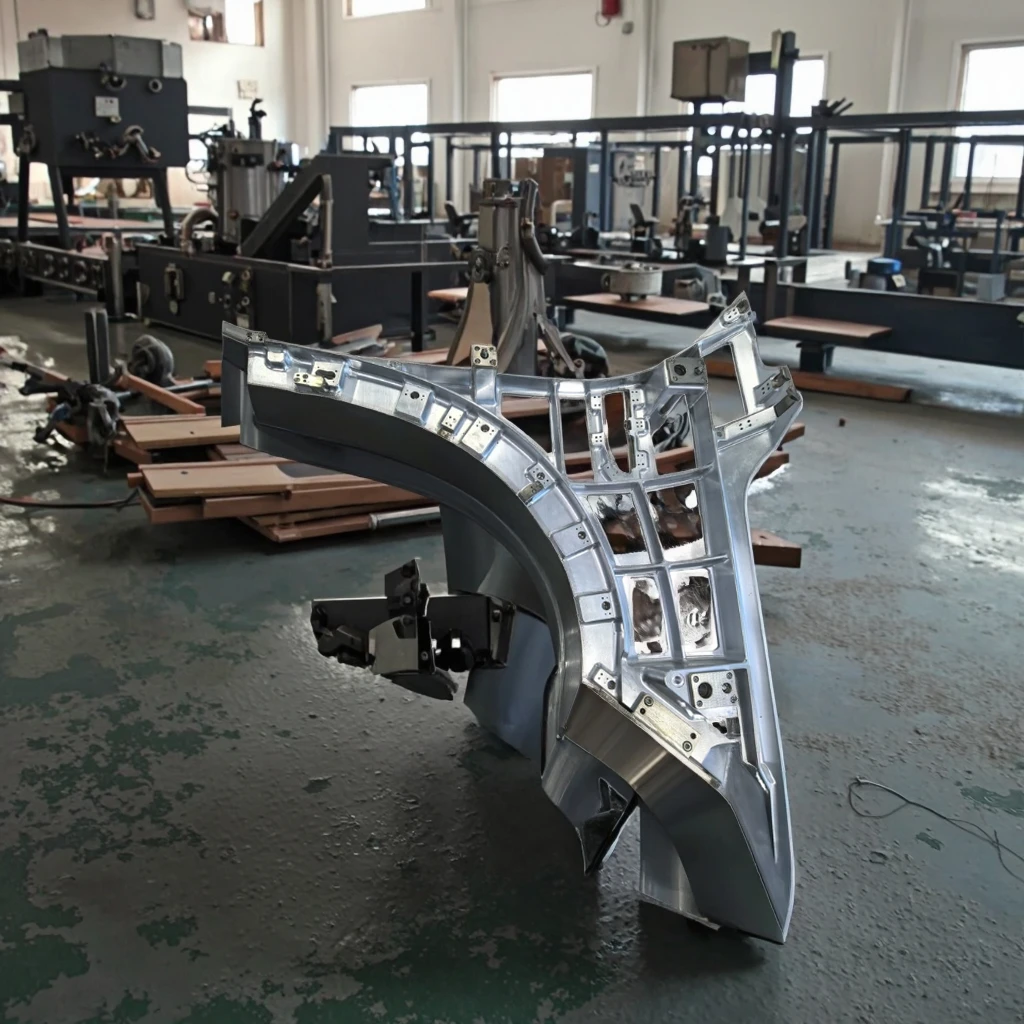 Детали большого размера, автомобильные детали, услуги по прецизионной обработке с ЧПУ для алюминия 6061/7075, модули деталей для литья алюминия по индивидуальному заказу