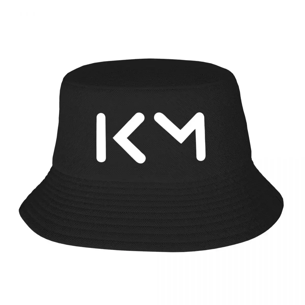 Custom Football Mbappes KM Logo Bucket Hat Men Women Beach Sun Summer Fishing Cap