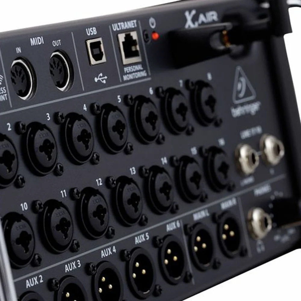 X Air XR18 Studio Digital Mixer With Midas Preamps Pa System 18-Channel Audio Console Stage