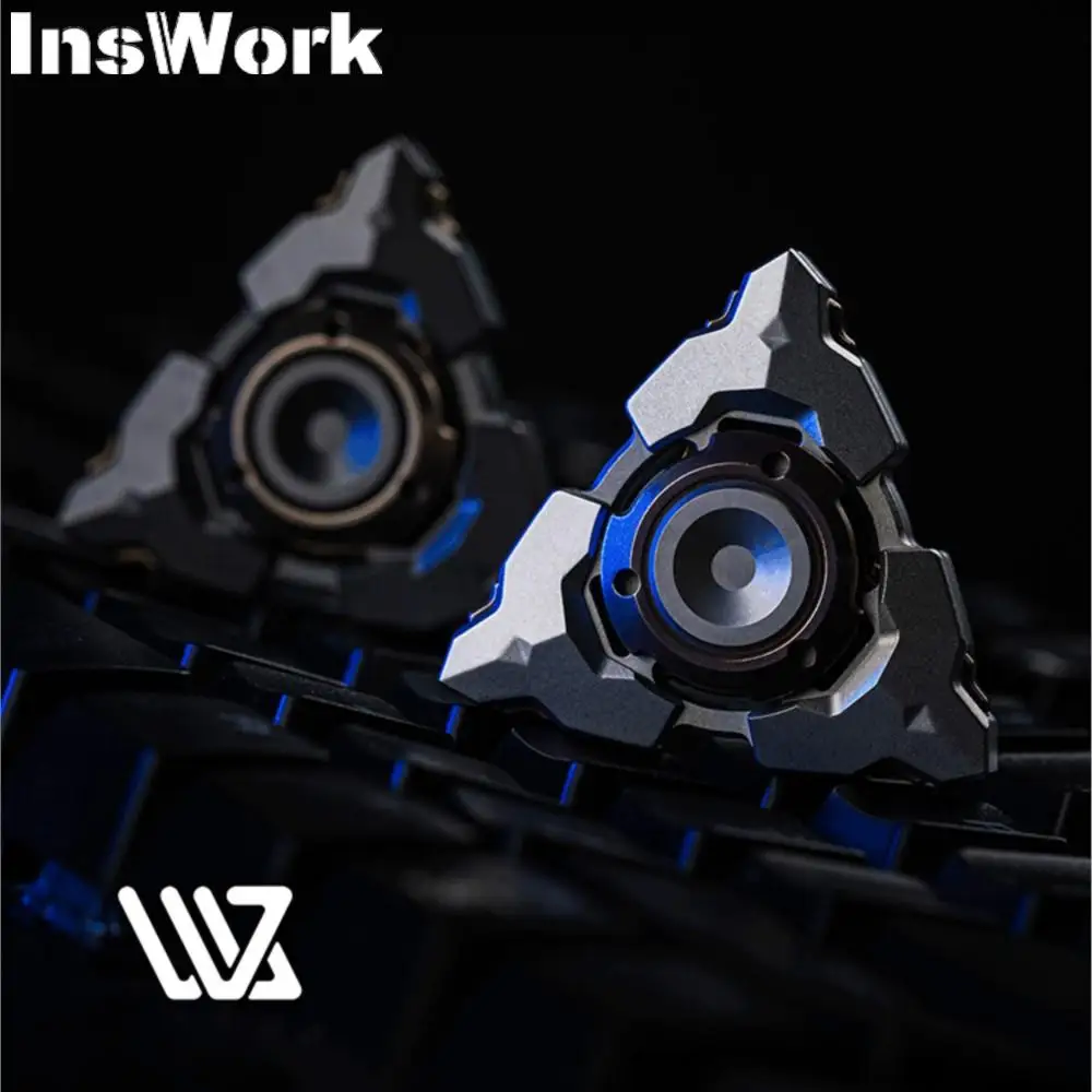 WANWU-spinner EDC en métal avec structure d'attraction magnétique, type armure fendue