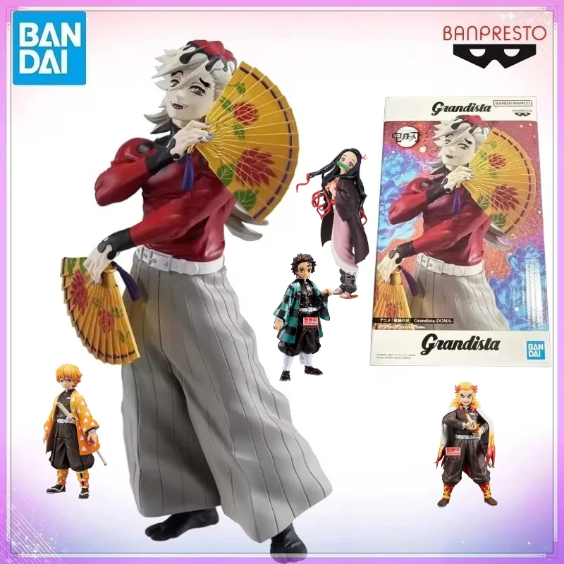 Bandai Demon Slayer Grandista DOMA Anime-Figur, BANPRESTO-Modell, Actionfigur, Tanjiro Kamado, Nezuko Kamado, Zenitsu Agatsuma, Giyuu Tom
