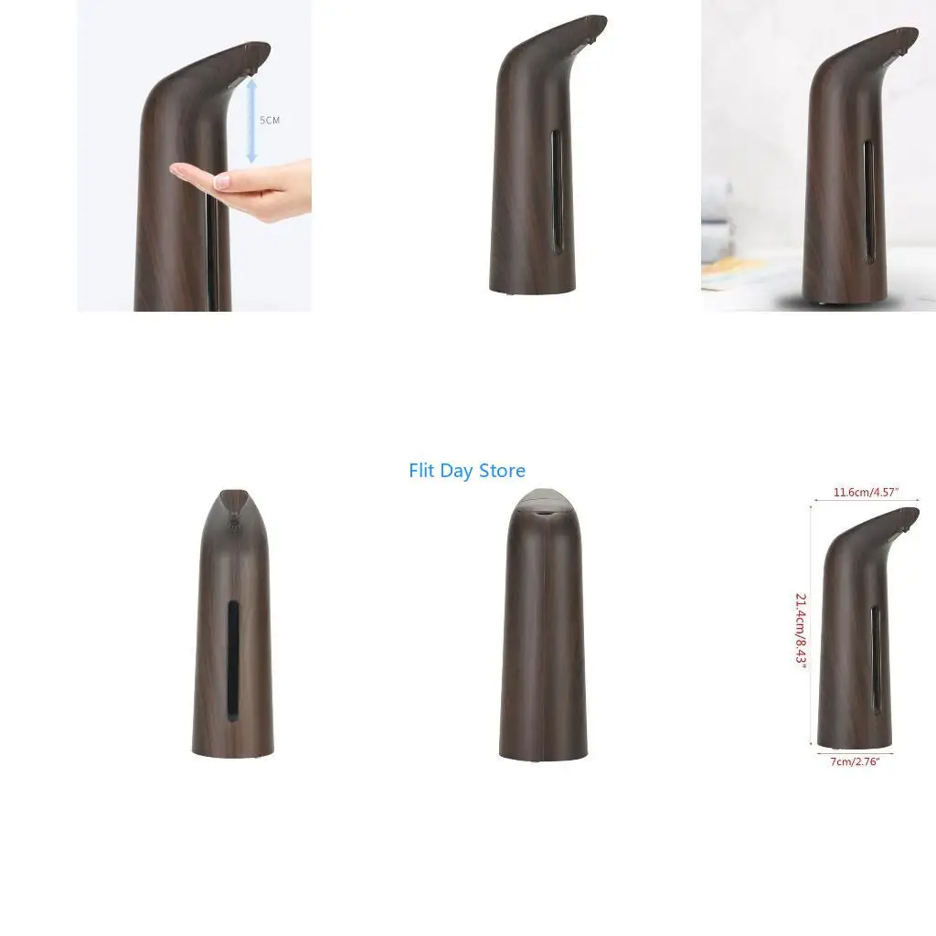 

F92C 400ml Automatic Touchless Liquid Soap Dispenser Deep Grain Battery Operated