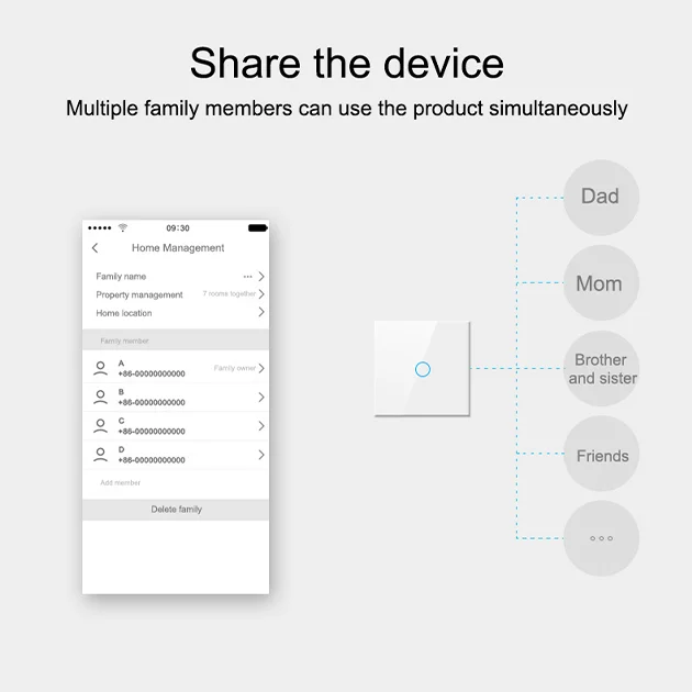 الذهبي الأمن تصميم جديد تويا App اليكسا صوت التحكم عن بعد المملكة المتحدة الاتحاد الأوروبي 1/2/3/4 عصابة الزجاج LED واي فاي الذكية اللمس الجدار مفتاح الإضاءة #5