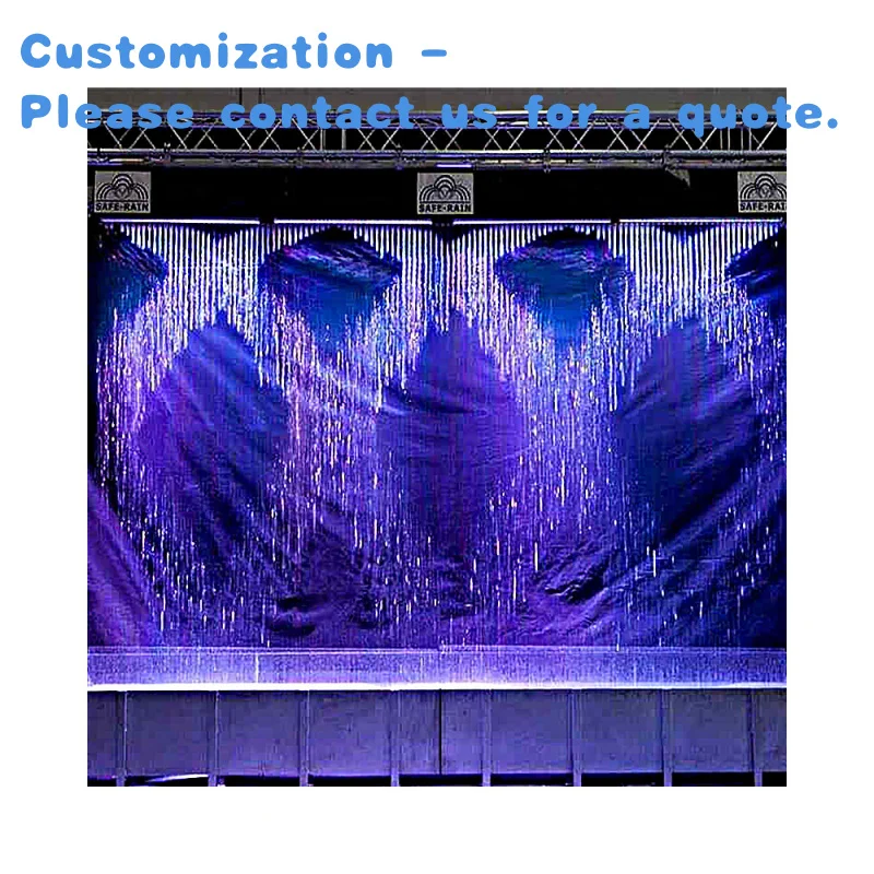 Custom.2026 Лидер продаж фонтан водопад настенный декоративный цифровой занавес фонтан