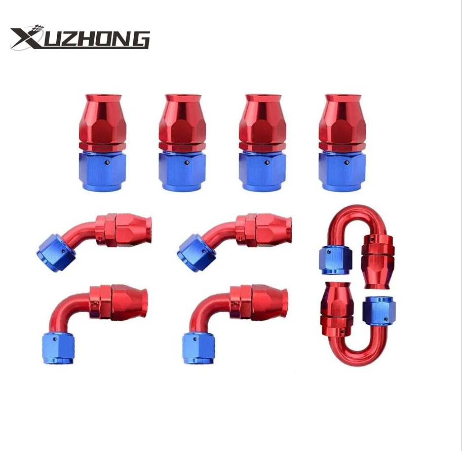

10 шт. 6AN12AN PTFE комплект адаптеров для конца топливного шланга E85