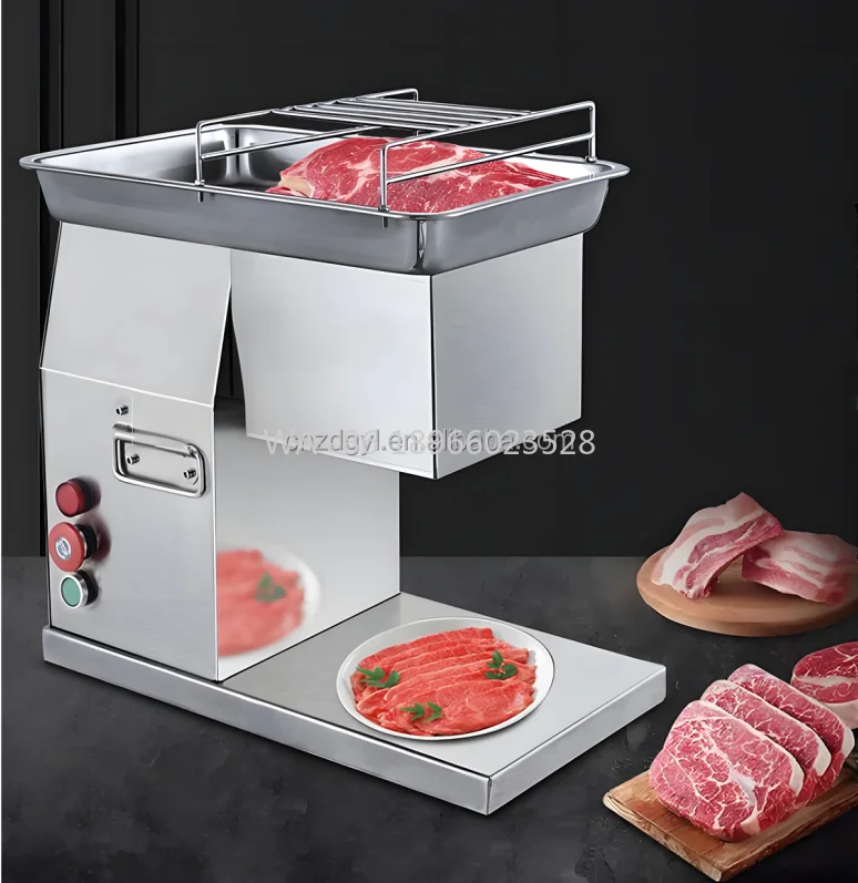 ic Meat Slicer New Kitchen Tool Meat Slicing Machine Commercial Stainless Steel Automat