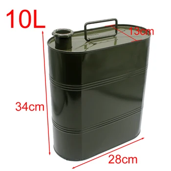 5/10L Fuel Tanks Stainless Steel Jerrycan Stable and Sealed Petrol Drum Fuel Funnel Gasoline Diesel Tank Car Accessories