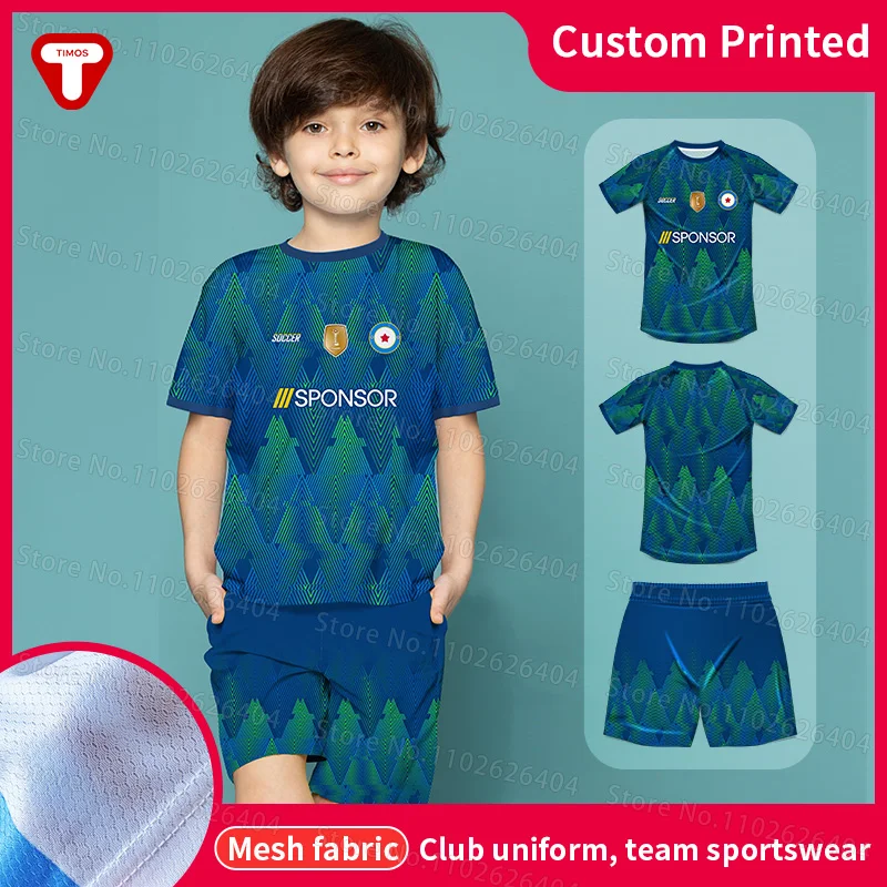 Boys Girls Summer Short-Sleeve Shorts Suit Children's Mesh Jersey Fashion Primary School Trend Sport Set Ventilate T Shirt