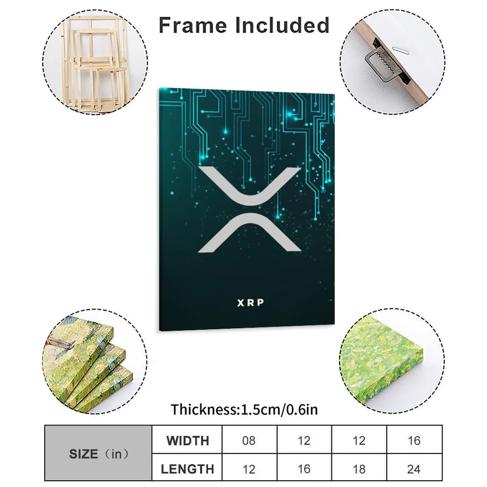 Xrp Canvas Painting Printing Decoration Cinema Designer Plaques Framed Wall Paintings