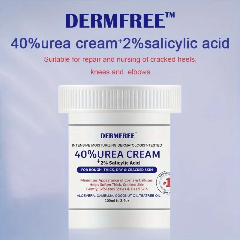 3.4oz Urea 40% Cream Dry Cracked Feet Heels Hands Body Repairing Treatment Deeply Moisturizing Callus Dead Skin Remove Foot Care