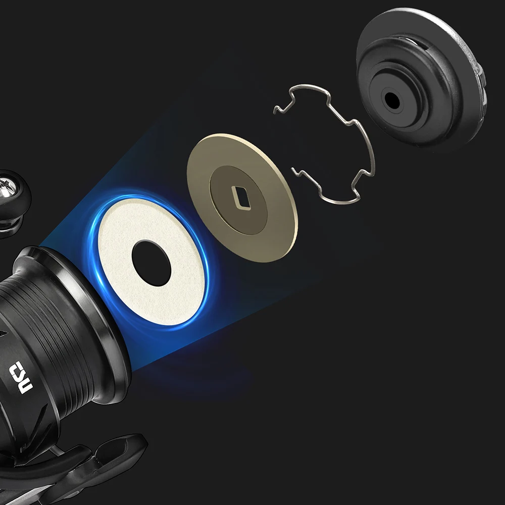 TSURINOYA FRANCIS FS PRO بكرة صيد دوارة 800S 1000 C2000S 2500S 3000M 5.2:1 بكرة ضحلة متعددة الاستخدامات معالجة باس طويلة #5