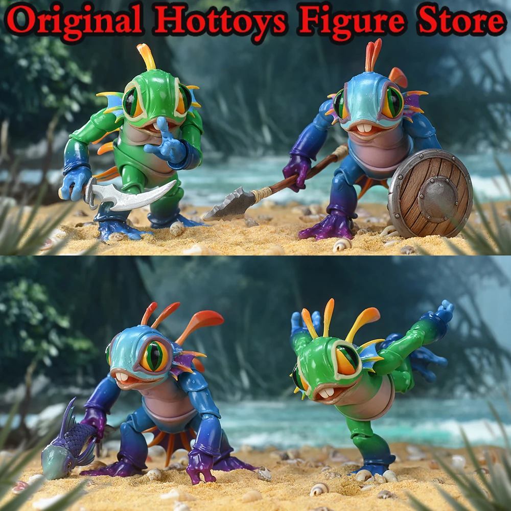 

In Stock Hero toys 1/12 Scale Soldier Blue/Green Fishman Little Hero Ben Boer Ba Full Set 6-inch Action Figure Model Collection