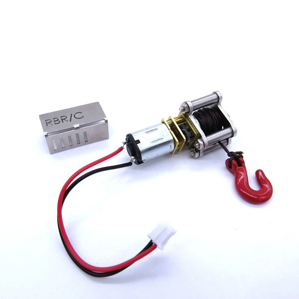 HOT Metal Automatic Simulated Winch for WPL B14 B24 B16 B36 C14 C24 C34 MN D90 D99 MN99S RC Car