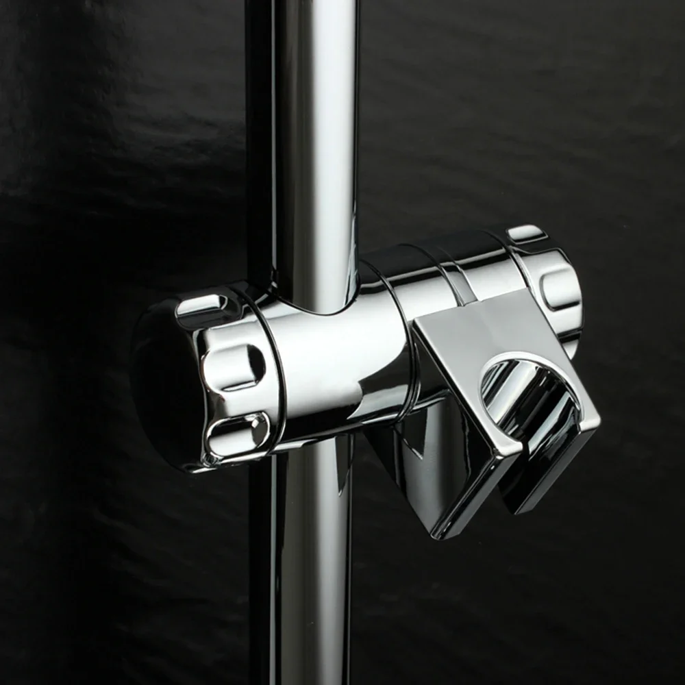 

Shower Head Holder Bathroom Shower Rail Bracket Universal Handheld Adjustable Bathroom Accessories Hose Riser Slider Clamp Base