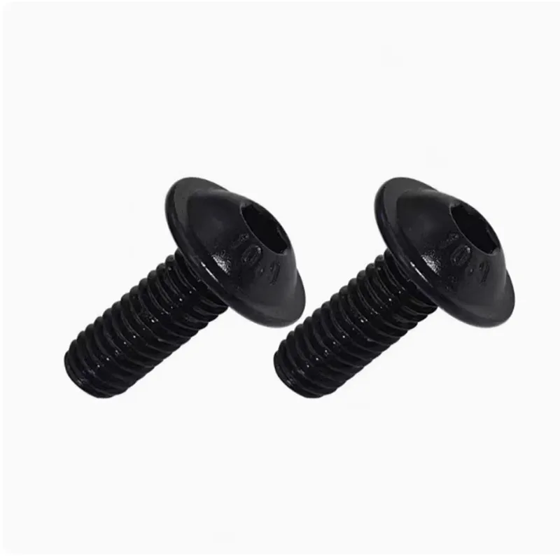 M4 M5 M6 M8 M10 Bolt Socket Flange Button Head Screws 10.9 High Tensile Black Allen Bolts GB7380.2 L=10-30mm