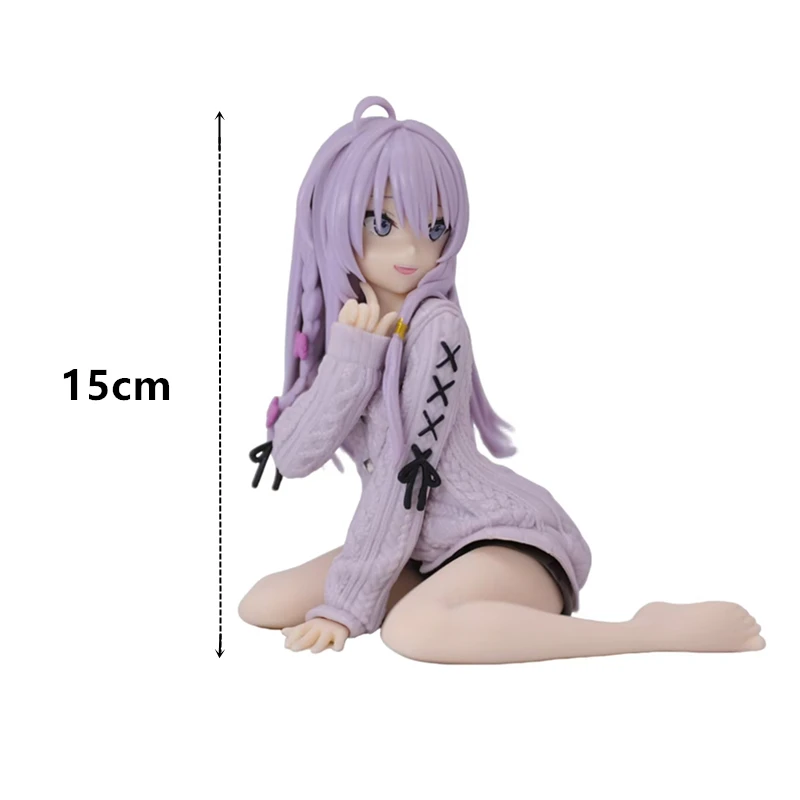 15cm anime Witch's Journey knitted dress Irena character hand-made desktop ornaments action figure PVC collection model toy gift
