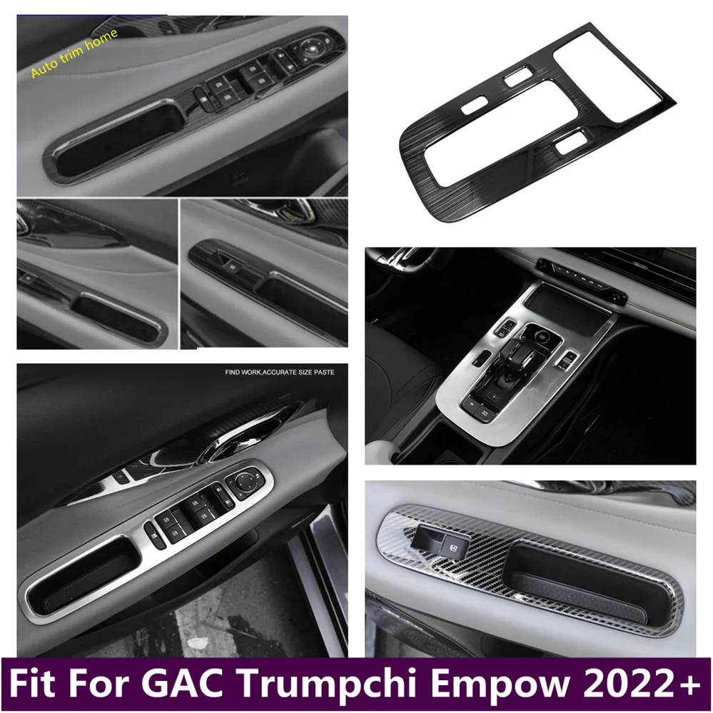 

Gear Shift Decoration Panel Window Glass Lift Control Button Cover Trim For GAC Trumpchi Empow 2022 2023 2024 Car Accessories