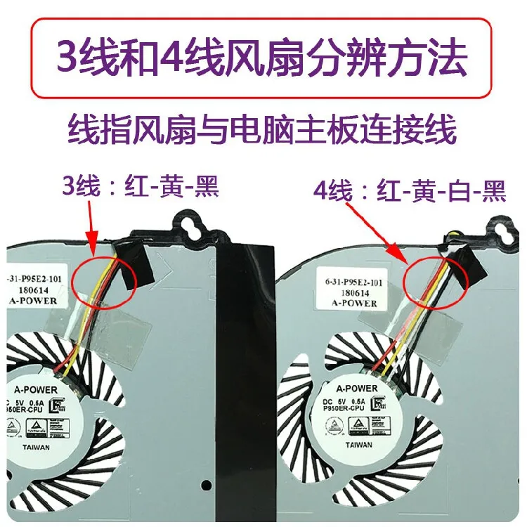 For Blue Sky P950ER P955HR Future Human T800 T1000 Xuanlongyao 9000 CPU Graphics Card Fan