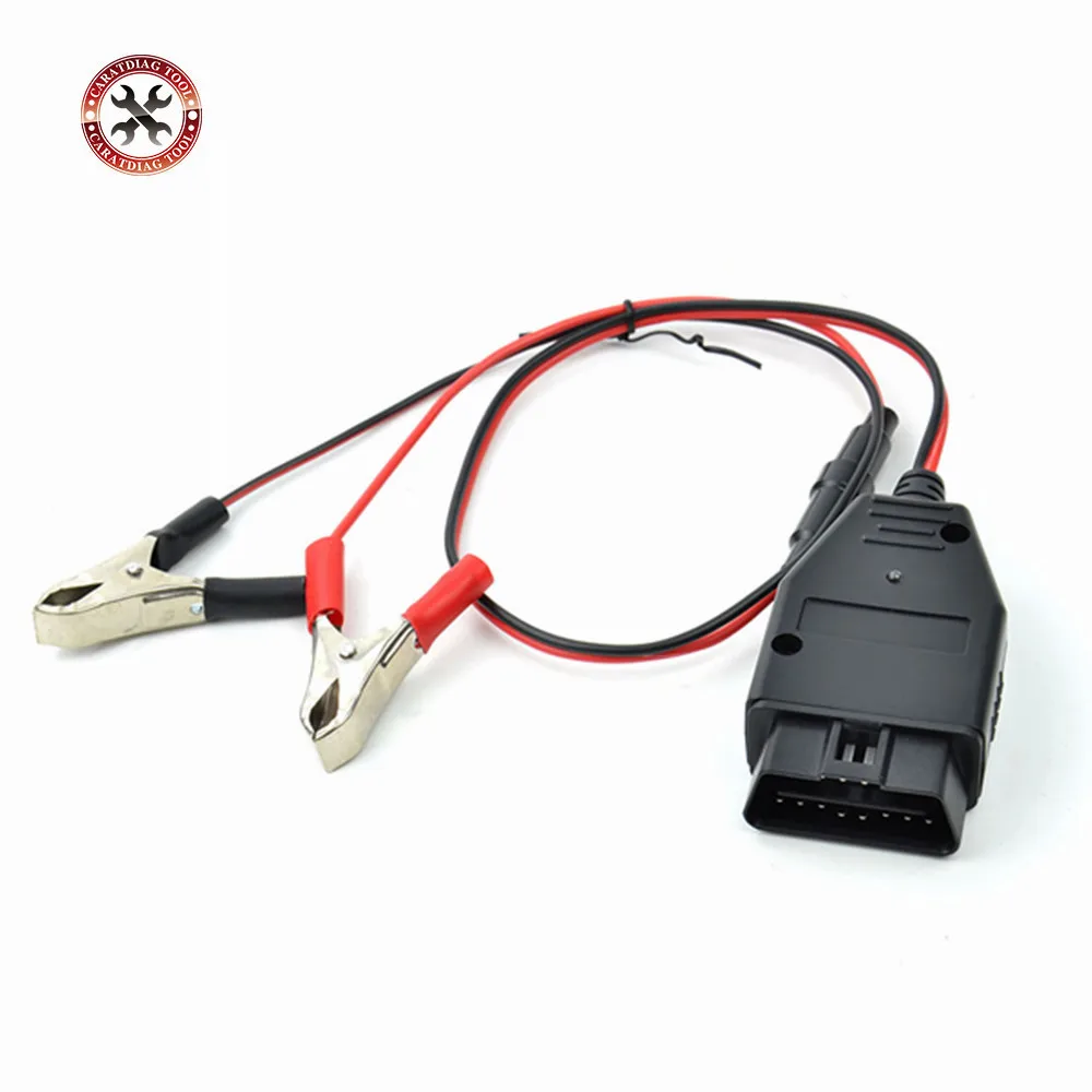 2022 Newest OBD2 Connector Adapter Tools for Car Battery Tester OBD 2 Power Supply Cable for Car Safety+Car Battery Clips