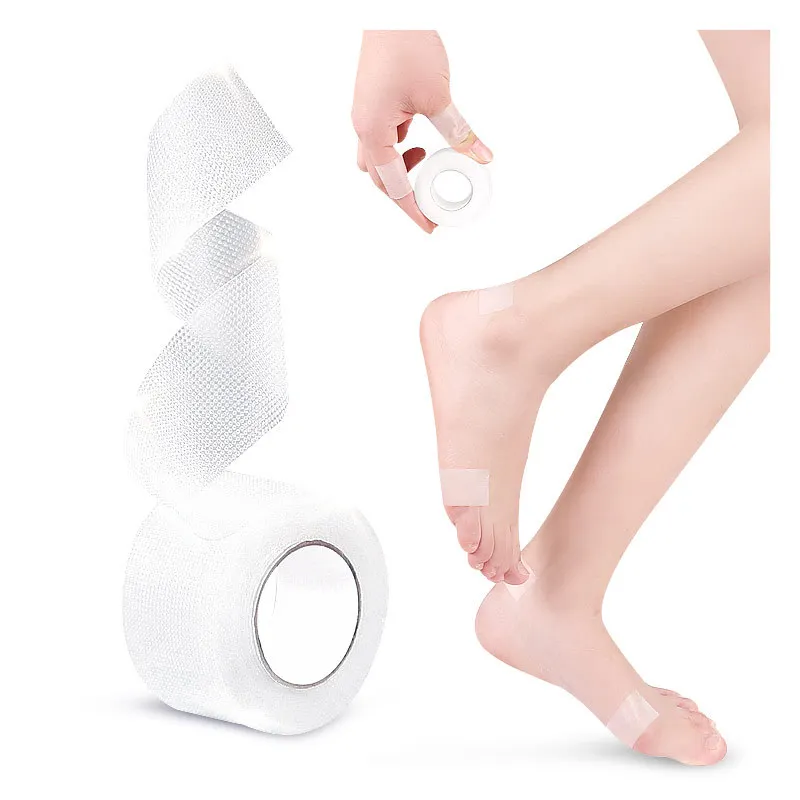 

PE Invisible Transparent Heel Stickers Multi-functional High Heels Anti-wear Foots Heel Cushion Hand Foot Anti-wear Stick 1 Roll