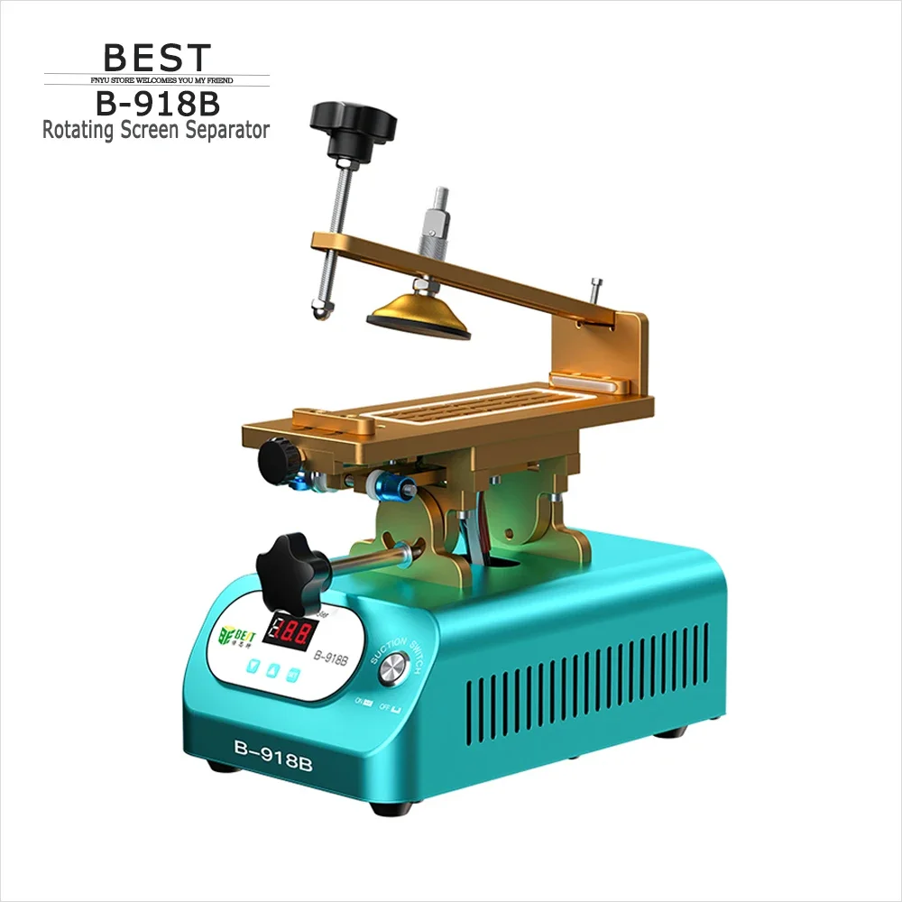 Separator BEST B-918B Multifunctional Rotary Separator for 7 Inches Screens Bracket Detachable 360° Rotary Separate Machine