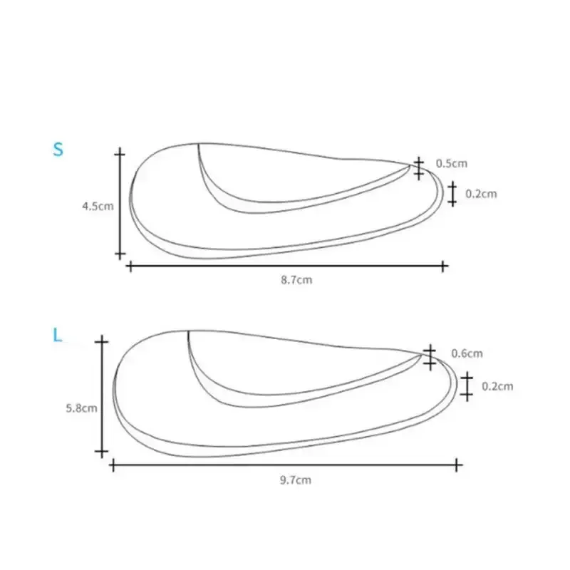 Plantilla ortopédica profesional, plantilla con soporte para arco, Corrector de pie plano, cojín para zapato, almohadilla ortopédica de Gel de silicona