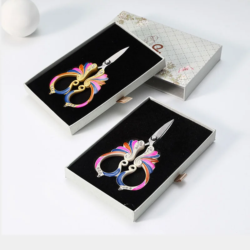 Vintage Tailor Sewing Scissors Craft Embroidery scissors DIY Craft Thread Small Scissor For Sewing And Needlework Cutting Shears