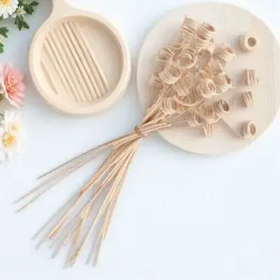 20Pcs Room Aroma Diffuser Sticks Natural Wooden Diffuser Rods Fast Volatilization Essential Oil Absorption Home Decor Fragrance