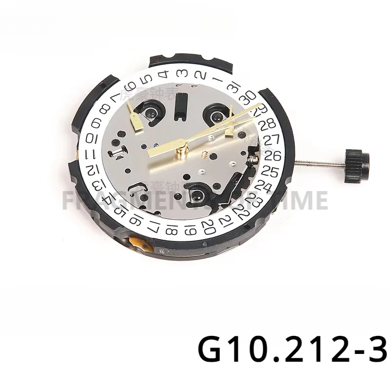 ETA Suiza G10.212, 6 pines, 3: 4, calendario G10.211 V8, movimiento de cuarzo, fabricación de precisión, G10212, nuevo