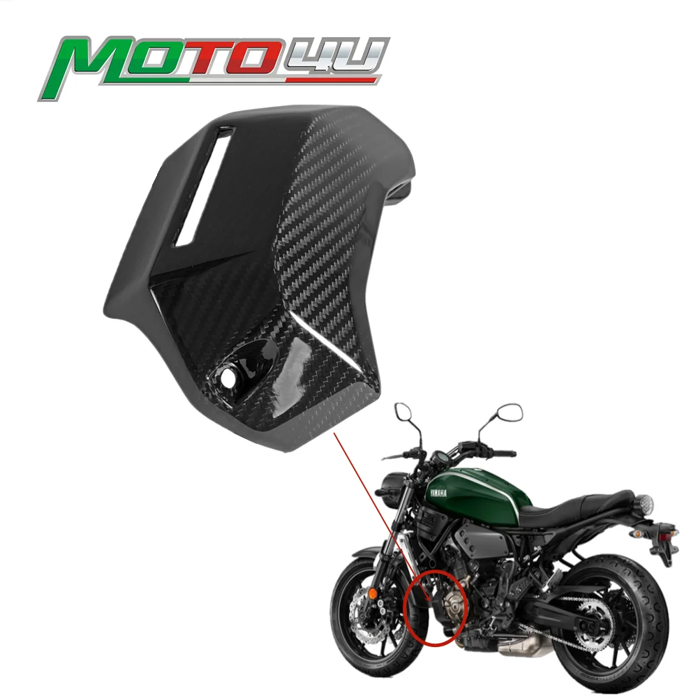 

For YAMAHA XSR700 XSR 700 100% Carbon Fiber Water Cooler Cover Radiator Water Coolant Case Cover Fairing Cowling