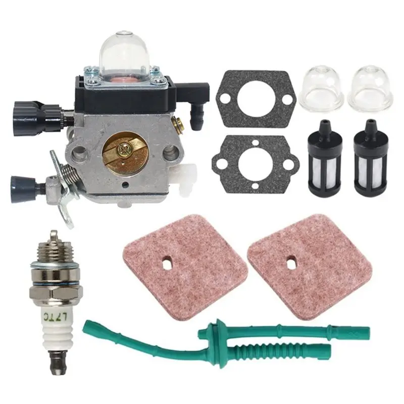 WORTHOWN-Carburador para Stihl FS55R 2-Mix, FS38 2-Mix, FS55 2-Mix, 4228-120-0610, C1Q-S190, 4140 120 0621, C1Q-S278
