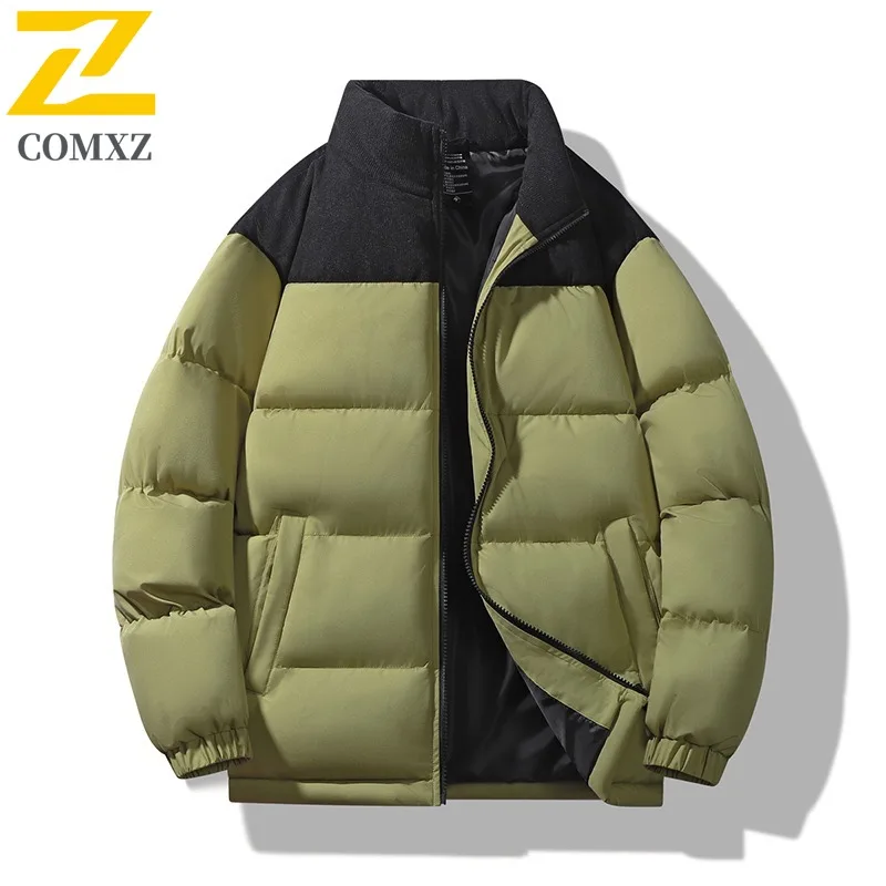 

COMXZ Outdoor Mountaineering Padded Jacket Men Casual Comfort Windproof Warm Parka Leisure Daily Cold Resistant Winter Jackets